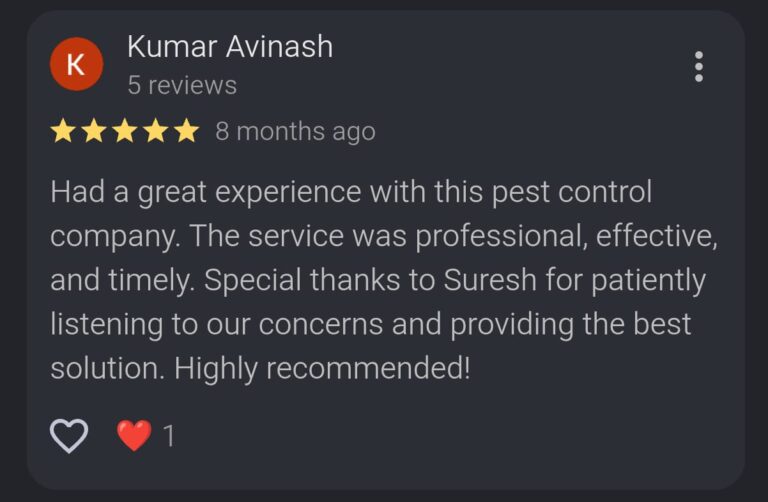 pest control service review ( vizag city pest control services) 2